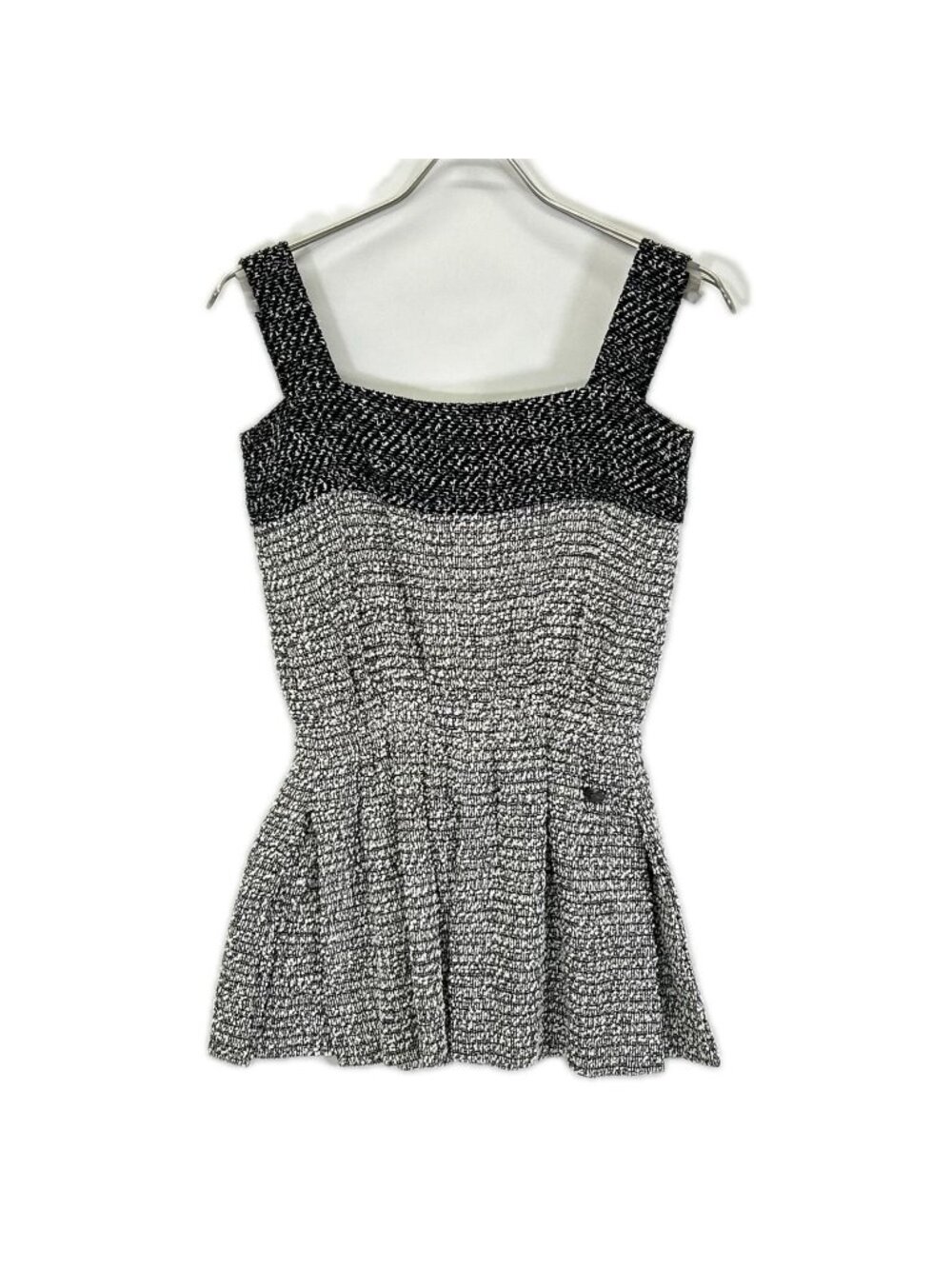 Chanel CC Logo Tweed Cami Top 34